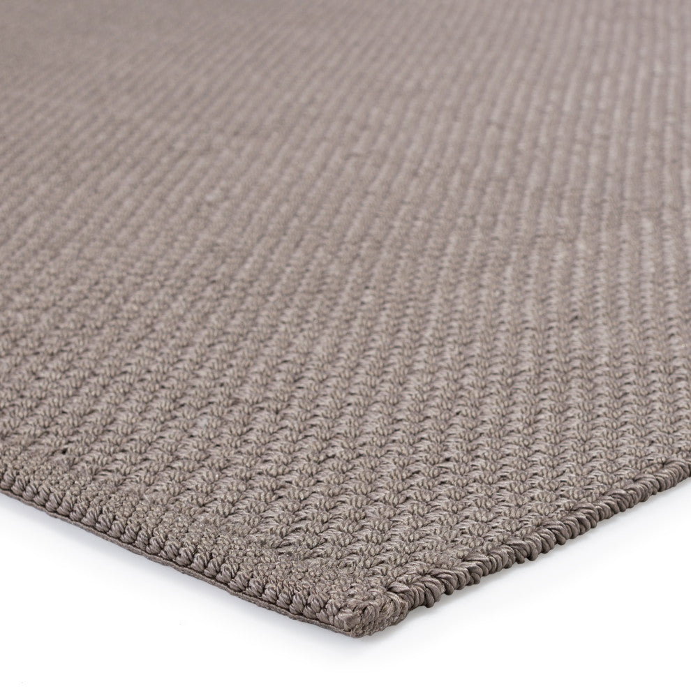 Jaipur Living Kawela Indoor/ Outdoor Solid Area Rug, Gray, 4'x6'
