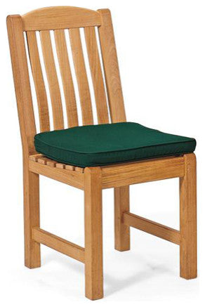 9-Piece Outdoor Teak Dining Set: 60" Sq Butterfly Table, 8 Devon Armless Chairs