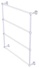 Pacific Grove 4 Tier 30" Ladder Towel Bar with Groovy Accents, Satin Chrome