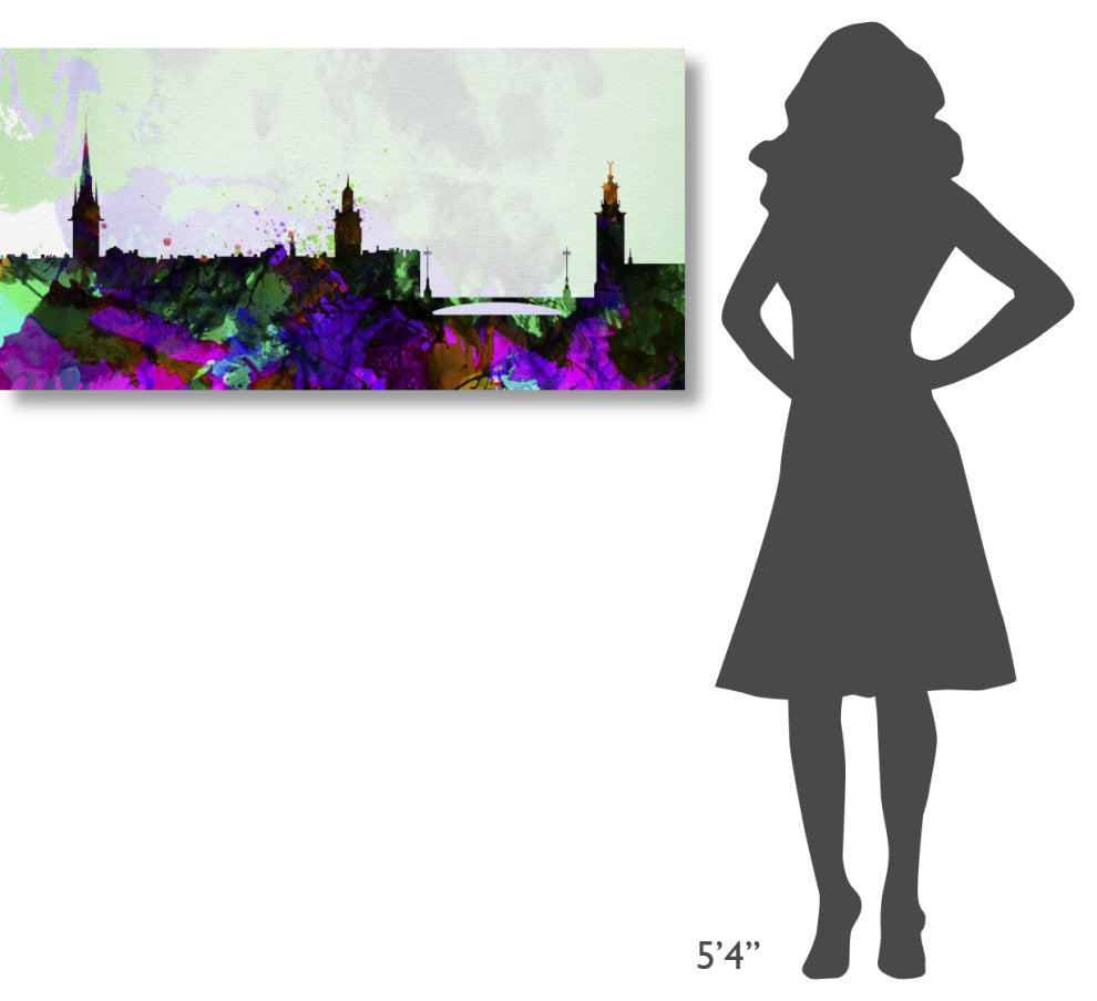 "Stockholm City Skyline" Fine Art Print