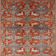 Ahgly Company Indoor Square Mid-Century Modern Area Rugs, 5' Square