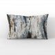 Plutus Skyline Breeze Blue Chevron Luxury Outdoor/Indoor Throw Pillow, Double Sided  12" X 20"
