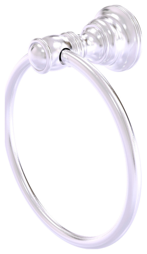 Carolina Towel Ring, Satin Chrome