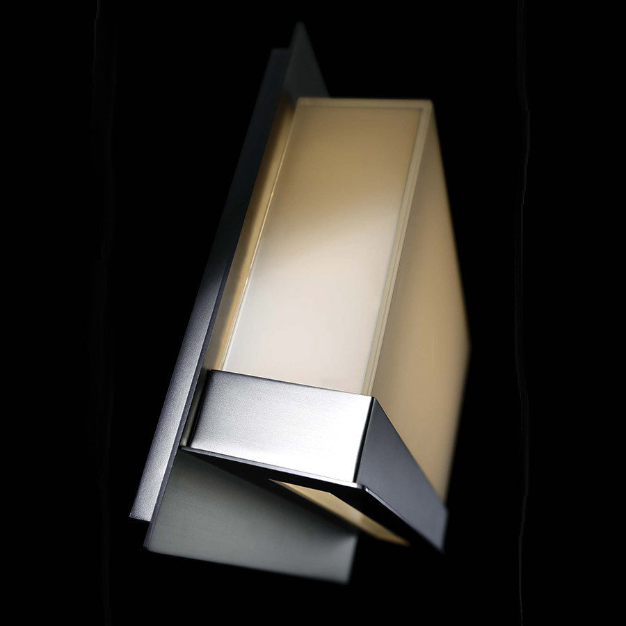Lumnos LED Wall Sconce 2700K, Satin Nickel
