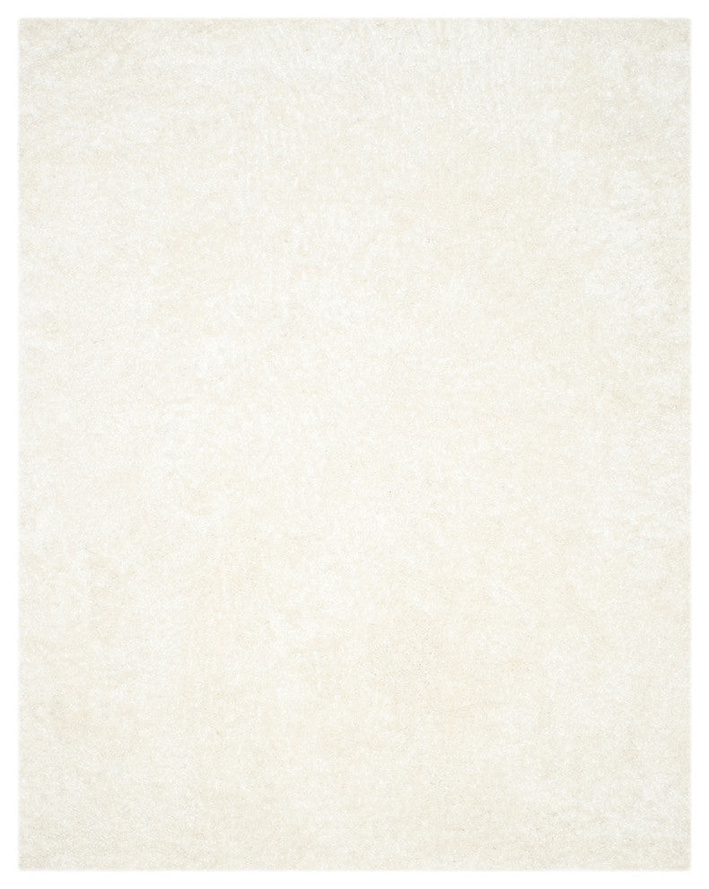 Safavieh Malibu Shag Collection MLS431 Rug, White, 10'' X 14''