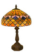 Tiffany-style Peacock Table Lamp