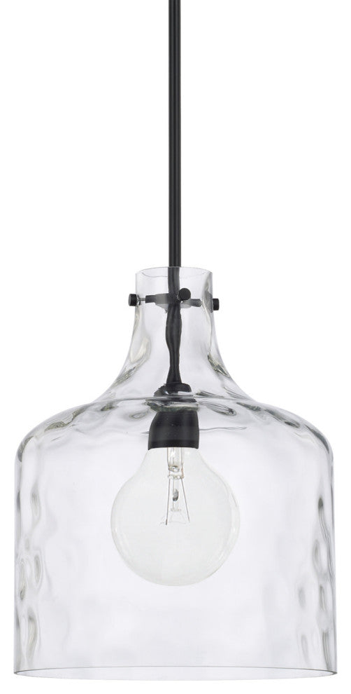 Capital Lighting 325717 1 Light 15" Tall Pendant - Matte Black