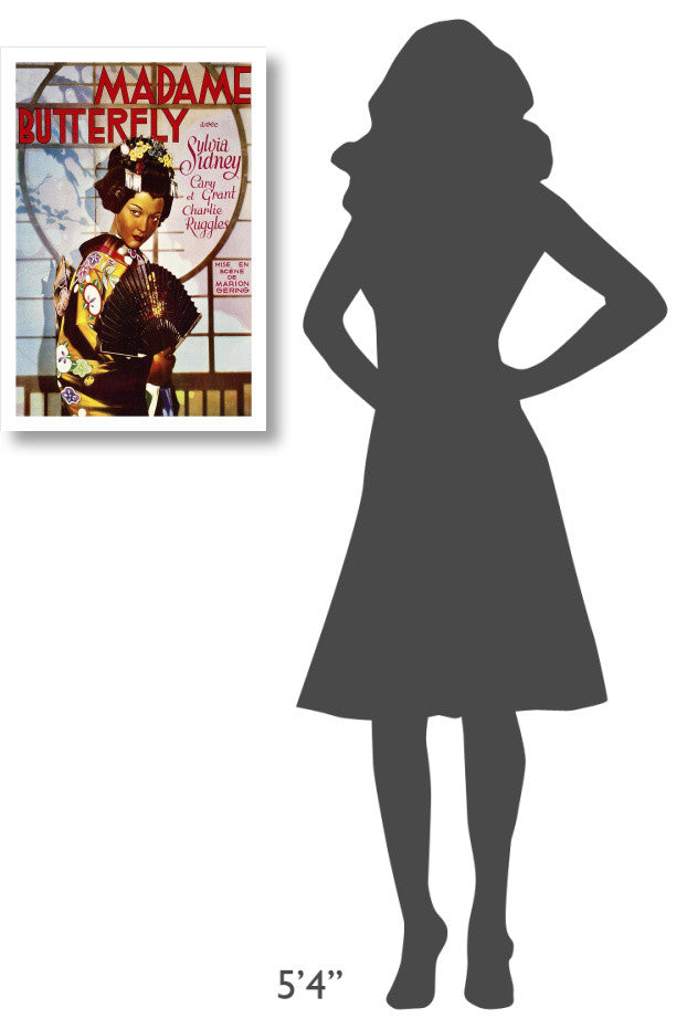 "Vintage Film Posters: Madame Butterfly" Digital Paper Print, 18"x26"