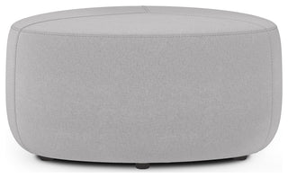 Moore Large Ottoman, Light Grey