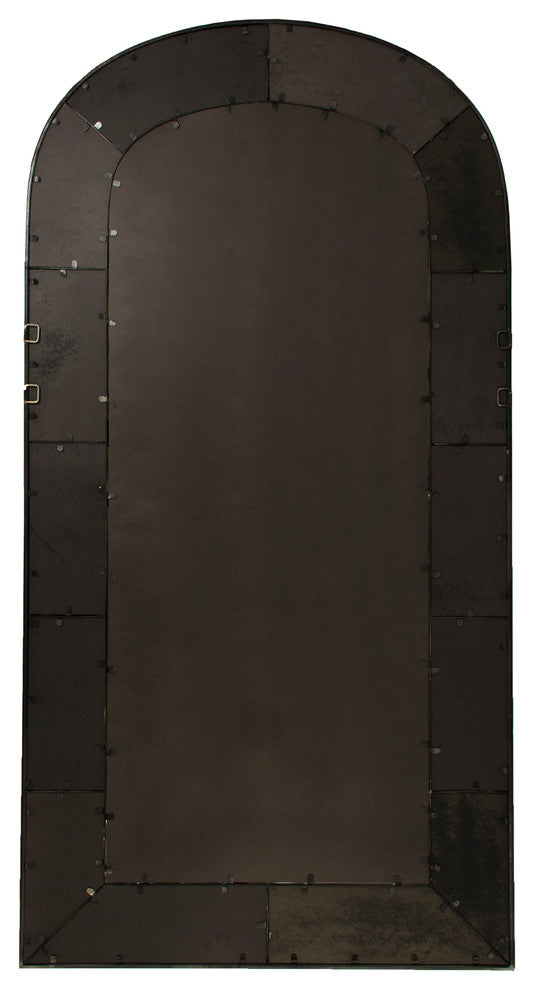 Paule Mirror, Distressed Silver