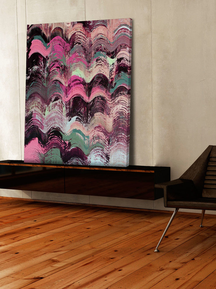 "Wavy Blends VII" Painting Print on Canvas by Irena Orlov