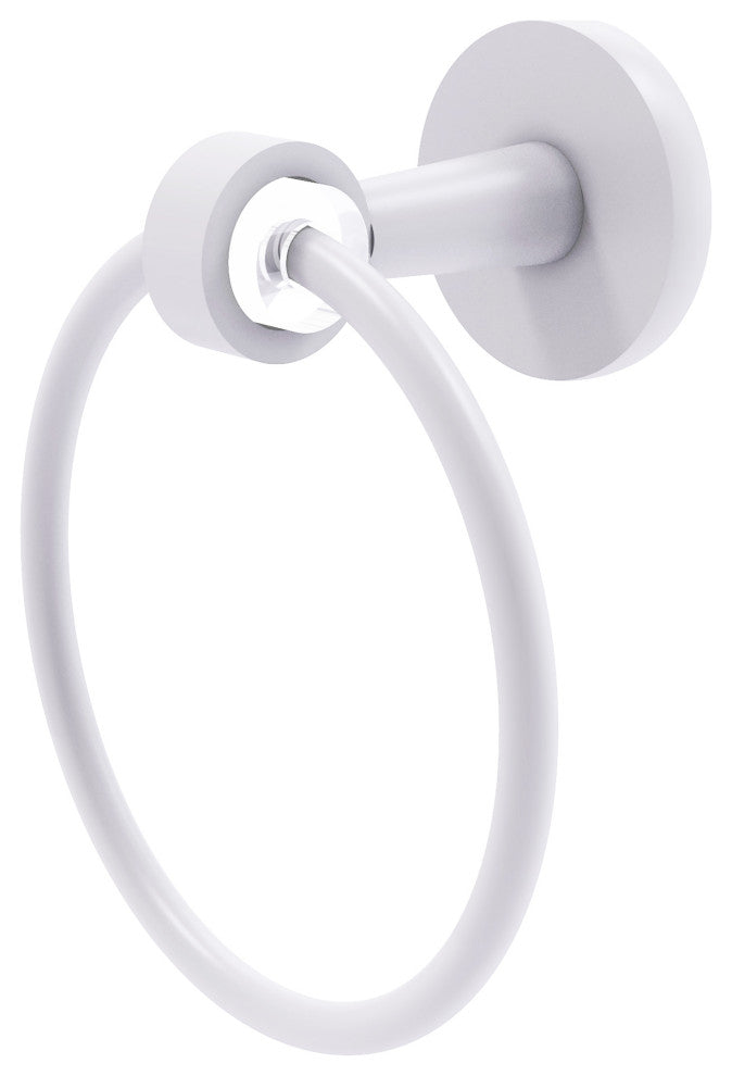 Clearview Towel Ring, Matte White
