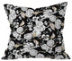 Pattern State Floral Sketch Midnight Throw Pillow