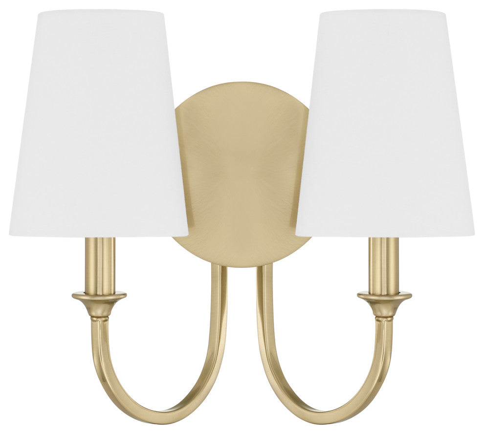 Payton 2 Light Vibrant Gold Wall Mount