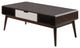 Trendy Coffee Table, Espresso and White
