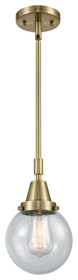 Innovations Lighting 447-1S-AB-G204-6-LED Beacon 1 Light 6" Mini Pendant