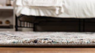 Rug Unique Loom Trellis Frieze Multi/Blue Square 7' 0 x 7' 0