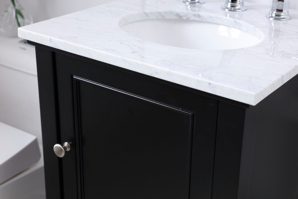 Matilda 19" Single Bathroom Vanity Set, Black