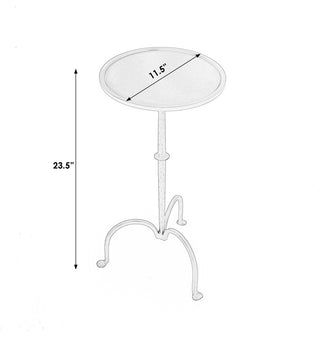 Butler Founders Gray/Beige Iron Pedestal Table