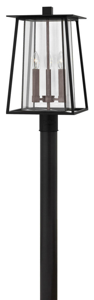 Hinkley Lighting 2101 Walker 3 Light 20.75" Tall Post Light - Black