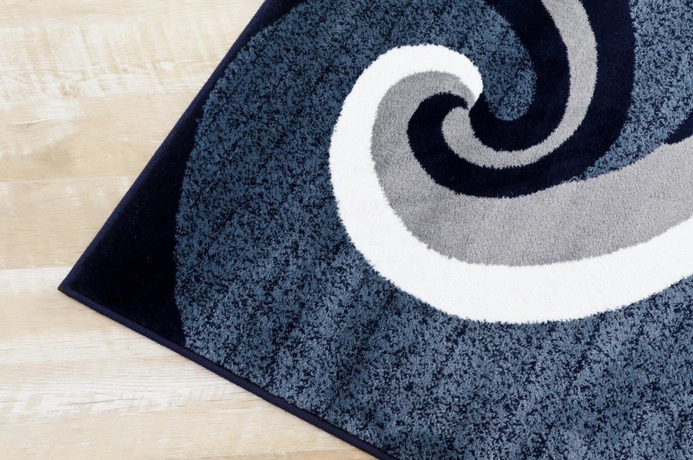 Persian Rugs Modern Trendz Collection 0327, Blue, 2'2"x7'6"