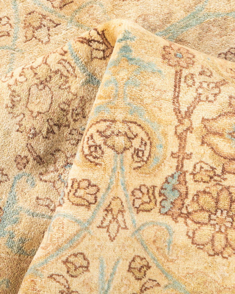 Wetlet One-of-a-Kind Hand-Knotted Area Rug Ivory, 6'3"x8'9"