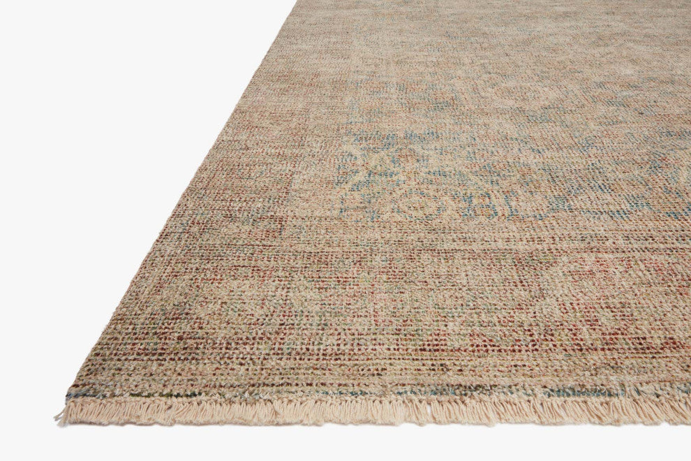 Priya PRY-06 Denim/Rust 3'6"x5'6" Area Rug