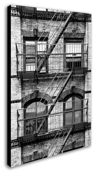 Philippe Hugonnard 'Fire Escape Manhattan' Canvas Art, 24"x16"