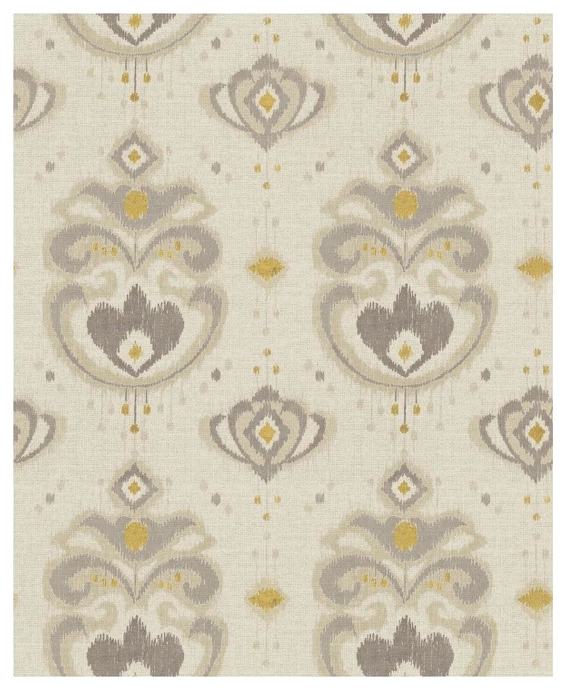 "Ikat Beauty Patterns" Digital Paper Print by Daphne Brissonnet, 30"x37"