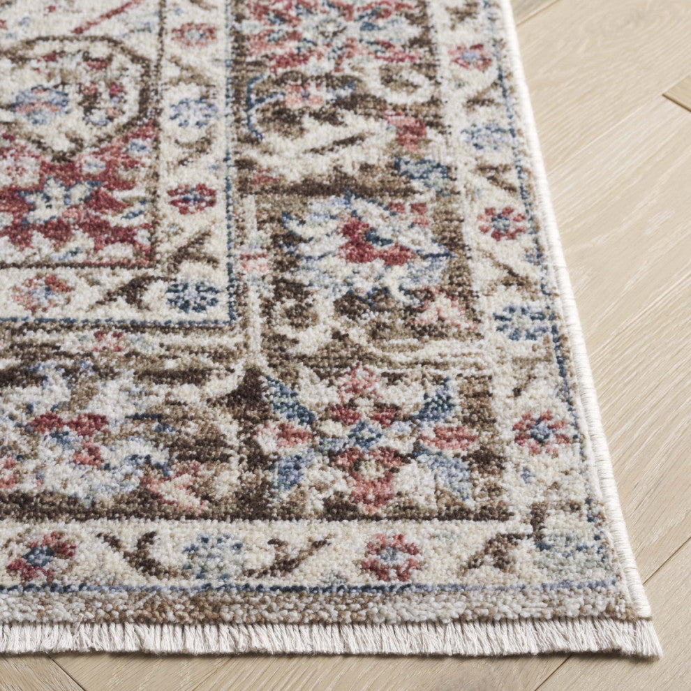 Safavieh Antique Patina ANP642 Rug, Beige/Brown, 2'4"x8'