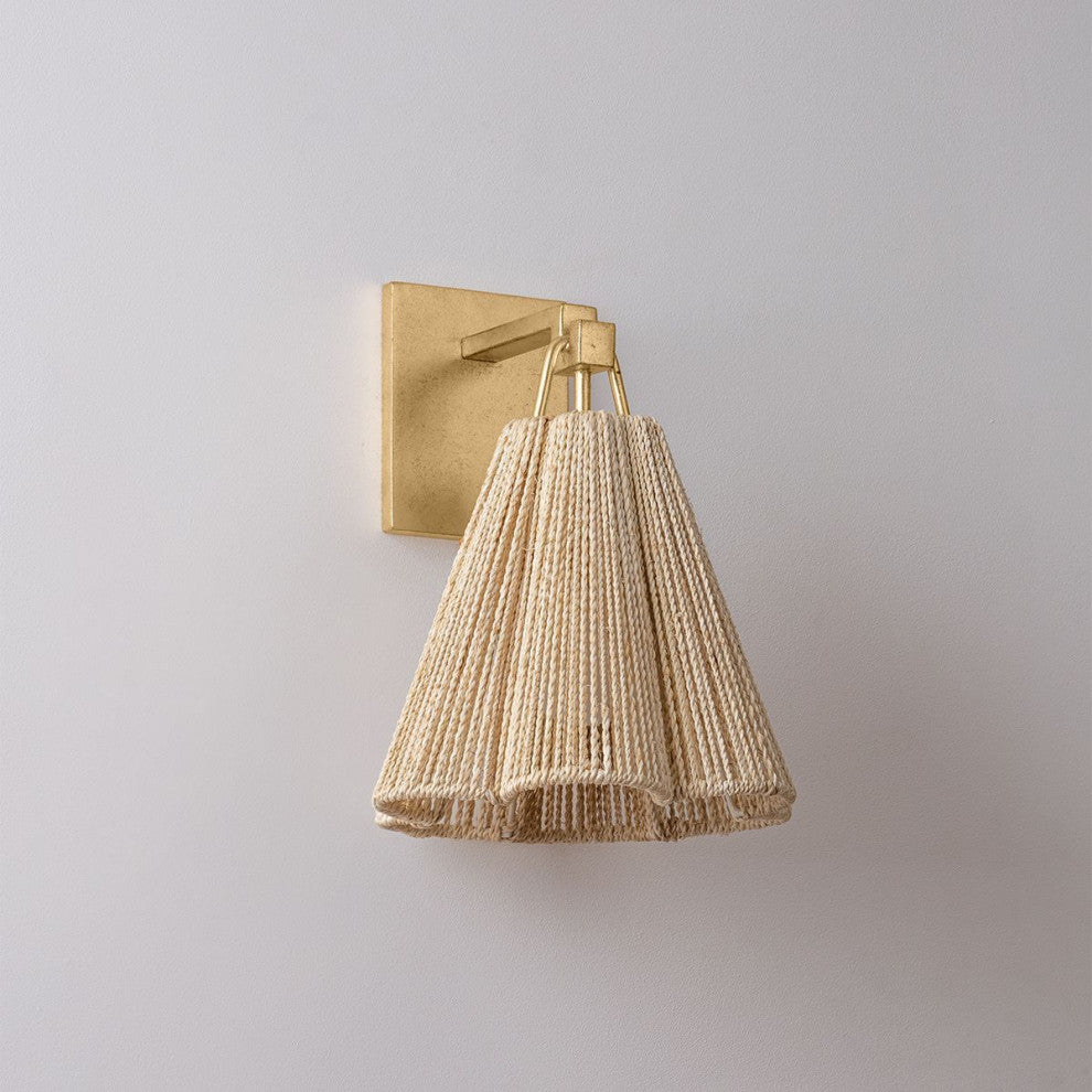 Sonoma Wall Sconce, Vintage Gold Leaf