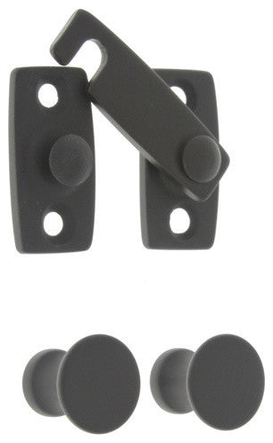 Genuine Solid Brass Shutter Bar Kit, Oil-Rubbed Bronze