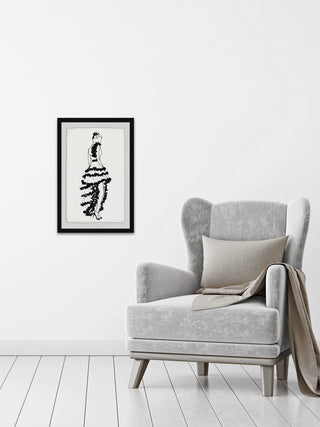"Flamenco Vogue" Framed Painting Print, 16"x24"