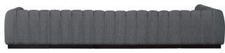 Quinn Chenille Upholstered 6-Piece L-Shaped Modular Sectional, Grey