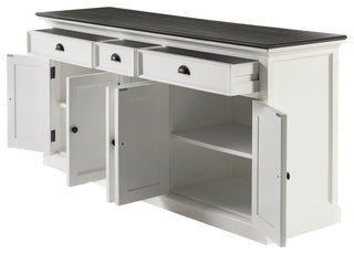 Classic White and Black Halifax Contrast Buffet