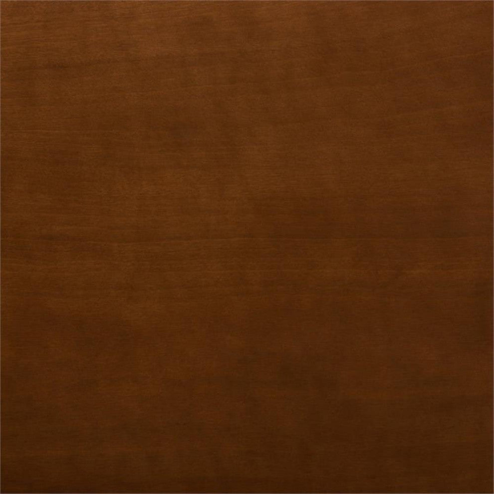 Bowery Hill Walnut Finished Rectangular Wood Dining Table