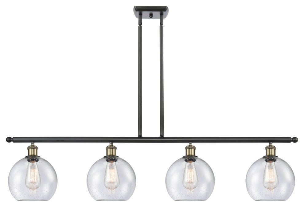 Innovations Lighting 516-4I-BAB-G124-8 Athens 4 Light 48" Island Light