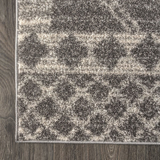 Amir Moroccan Beni Souk Rug, Gray/Cream, 9 X 12