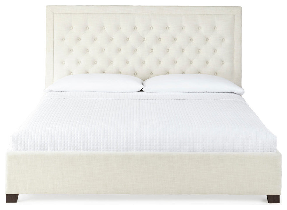 Isadora King Bed, White