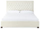 Isadora King Bed, White