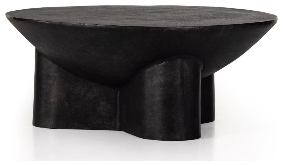 Sante 36" Coffee Table-Raw Black