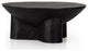 Sante 36" Coffee Table-Raw Black