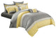 Karsa Falcon Hotel Collection 10-Piece Comforter Bed In A Bag Queen Yellow