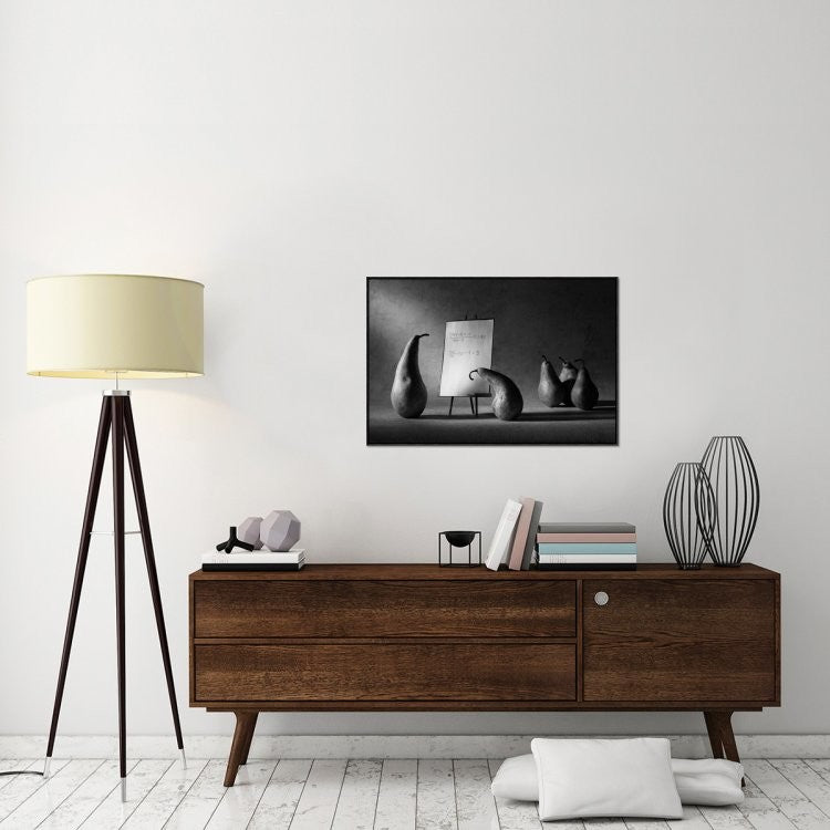 "The F-Mark" Framed Canvas Giclee by Victoria Ivanova, 37x25"