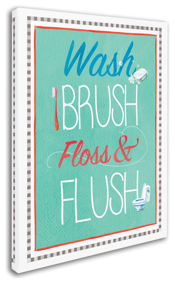 Fiona Stokes-Gilbert 'Kids Bath 1C' Canvas Art, 47 x 35