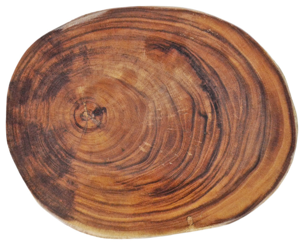 Teak Root Oval Stool/Side Table