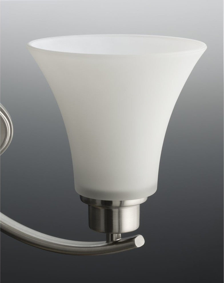 Progress Lighting Joy 3-Light Semi-Flush Convertible, Brushed Nickel