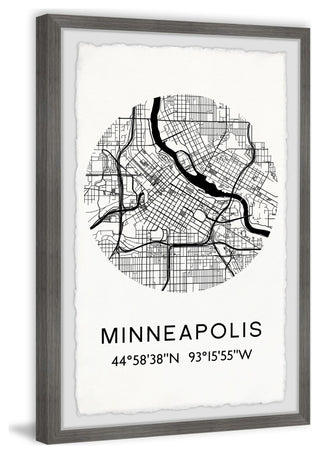 "Minneapolis" Framed Painting Print, 8x12