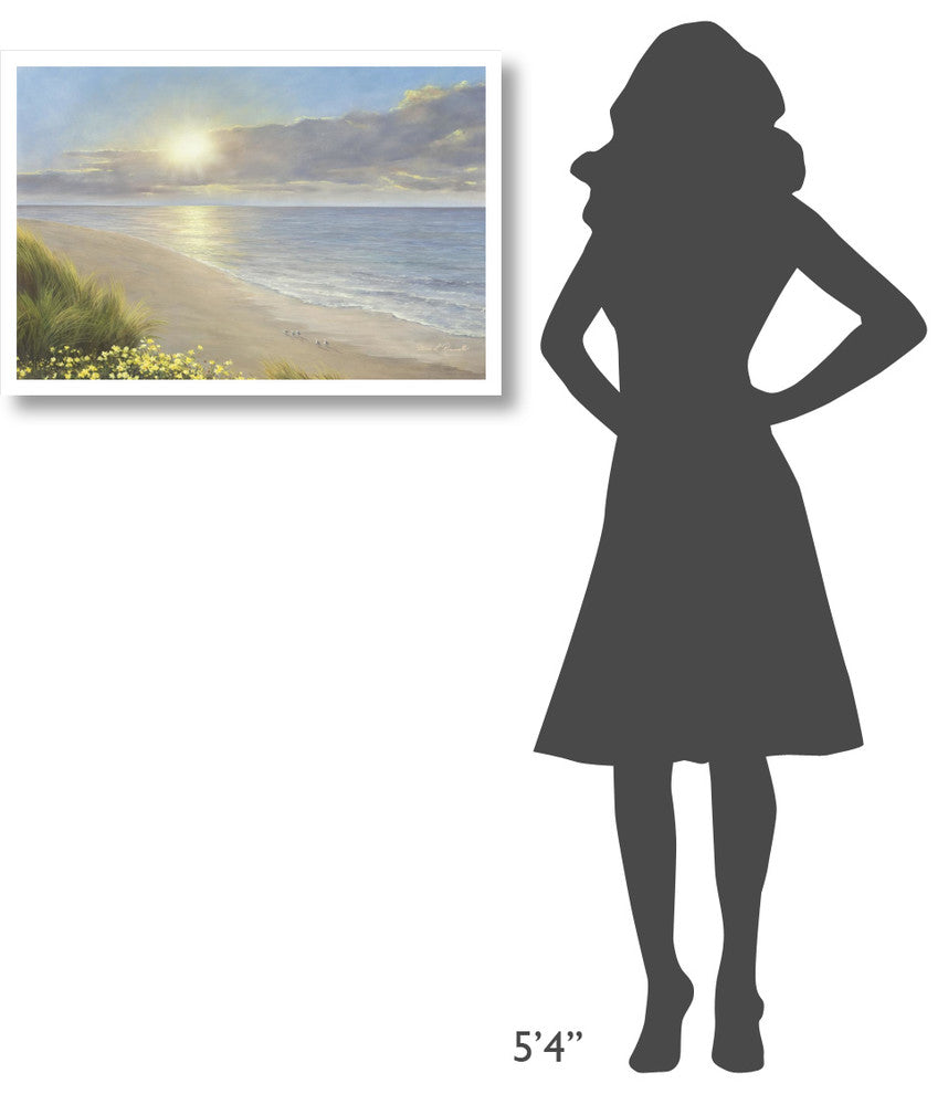 "Beach Serenity" Digital Paper Print by Diane Romanello, 32"x22"