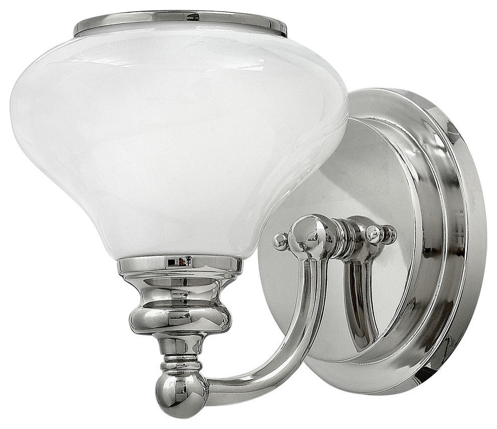 Hinkley Ainsley Bath Single Light Vanity, Polished Nickel